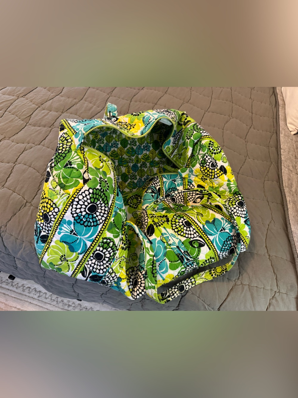 Vera Bradley Lime’s Up Duffle Bag